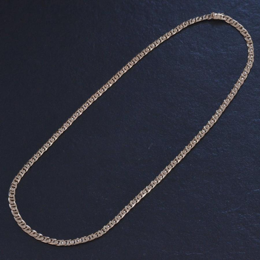 喜平 ネックレス 18金 K18 メンズ ピンクゴールド 55cm 名入れ 長さ