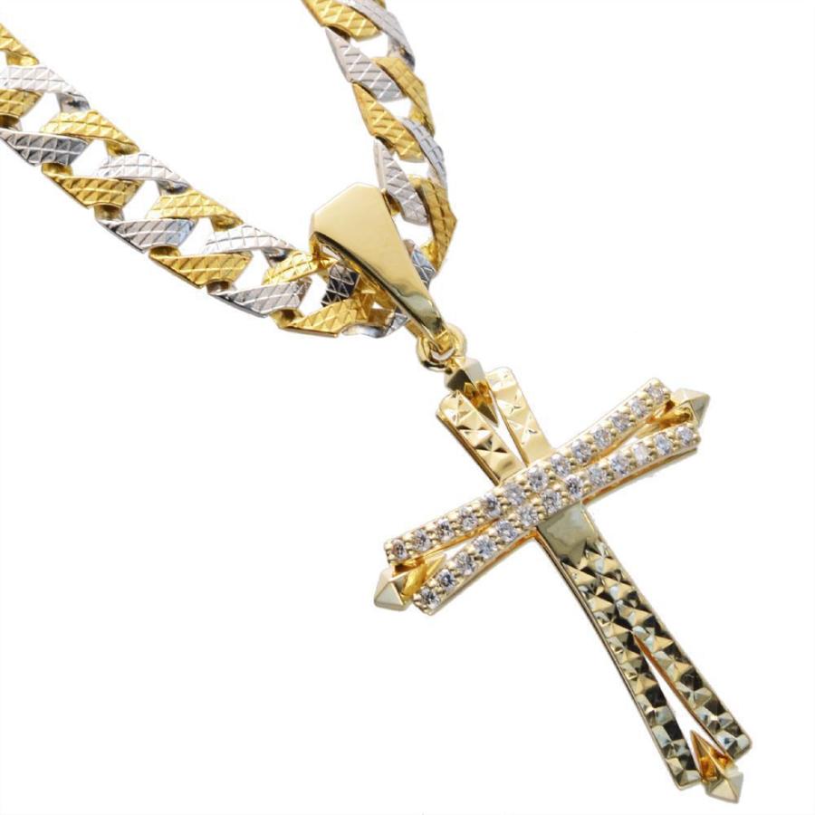 pt999 k18コンビネックレストップ付き 喜平 ネックレス 24金 K24 メンズ 純金 純プラチナ Pt999 コンビ 50cm