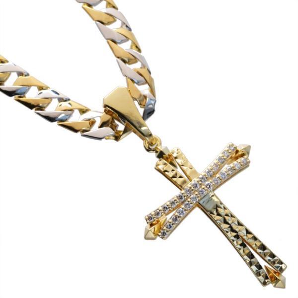 24金 純プラチナコンビネックレス 喜平 ネックレス 24金 K24 メンズ 純金 純プラチナ Pt999 コンビ