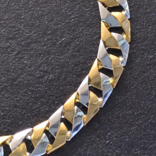 24金 純プラチナコンビネックレス Amazon | [ジュエリーウォーク心斎橋] 純金 純プラチナ コンビ 2