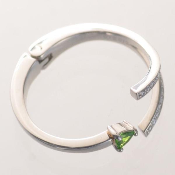 デマントイドガーネット ダイヤモンド フリーサイズ リング 指輪 プラチナ Pt900 中折れ式 トリリアント |  | 08