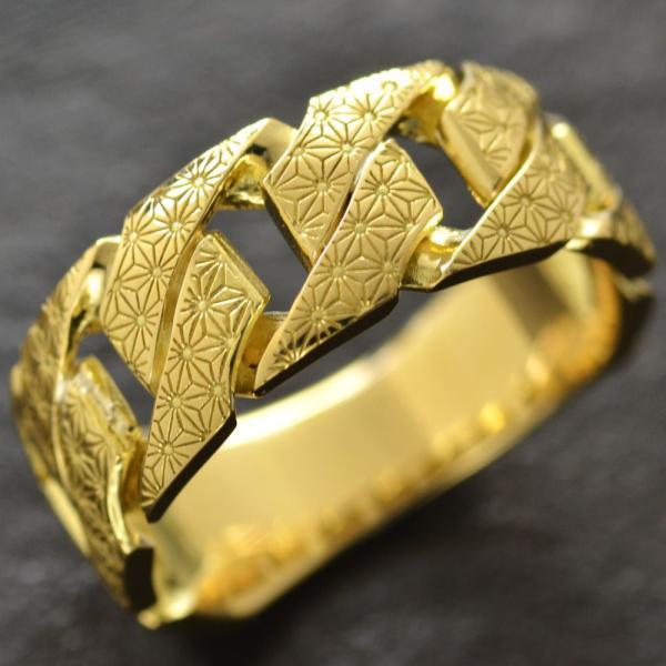喜平リング 18金 指輪 メンズリング K18 ゴールド 地金 柄 男性 日本製 刻印入り 幅広 ごつい 人気 おすすめ 太め シンプル  :CTC01045:アクセサリーマート - 通販 - Yahoo!ショッピング