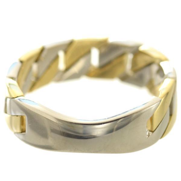 喜平リング 18金 指輪 メンズ K18 18k ゴールド プラチナ コンビ 地金