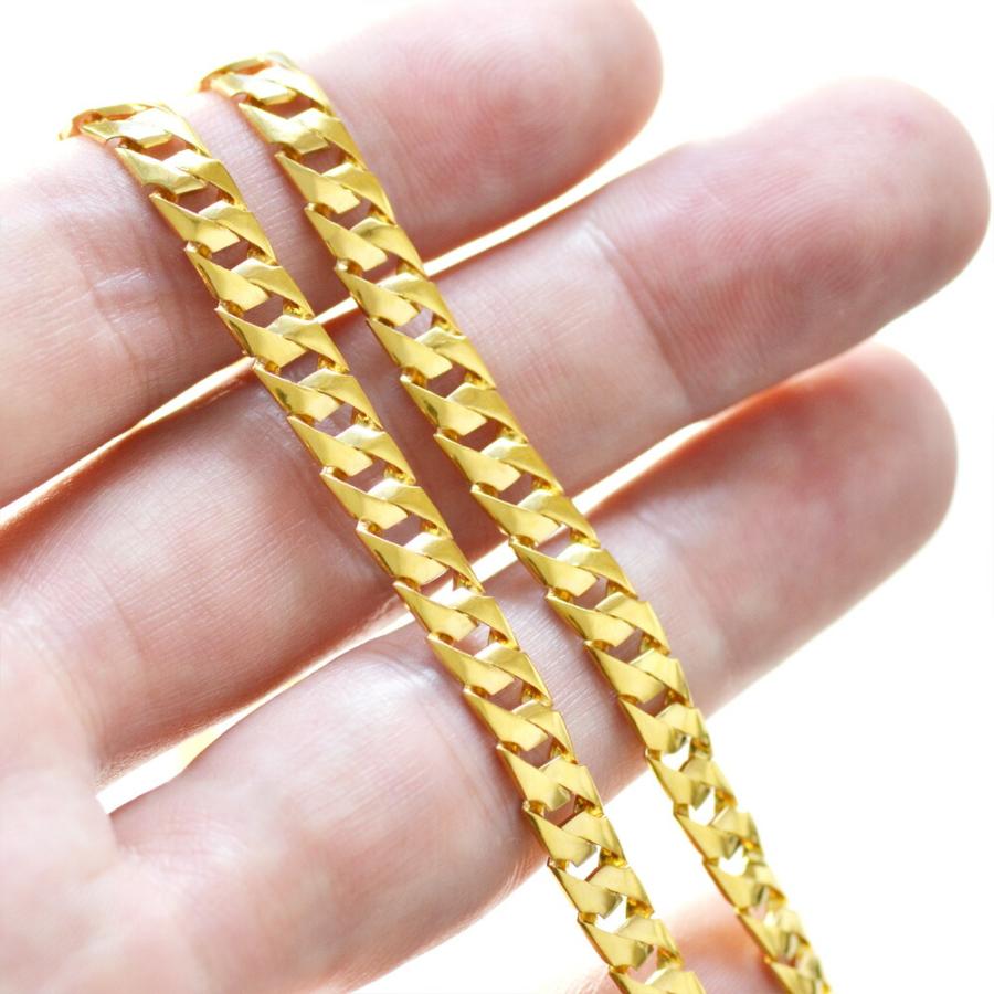 喜平 ネックレス 24金 K24 純金 メンズ ゴールド チェーン 24K 50cm