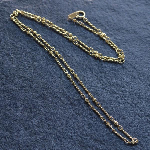 メンズネックレス 18金 ネックレス チェーン 50cm K18 ゴールド 地金 日本製 刻印入り 長さ指定作成可能 男女兼用 メンズネックレス 男女兼用