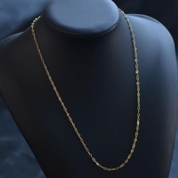 ブランド メンズネックレス 18金 ネックレス チェーン 50cm K18 ゴールド 地金 日本製 刻印入り 長さ指定作成可能 男女兼用 【Y1883935257】(65679円)