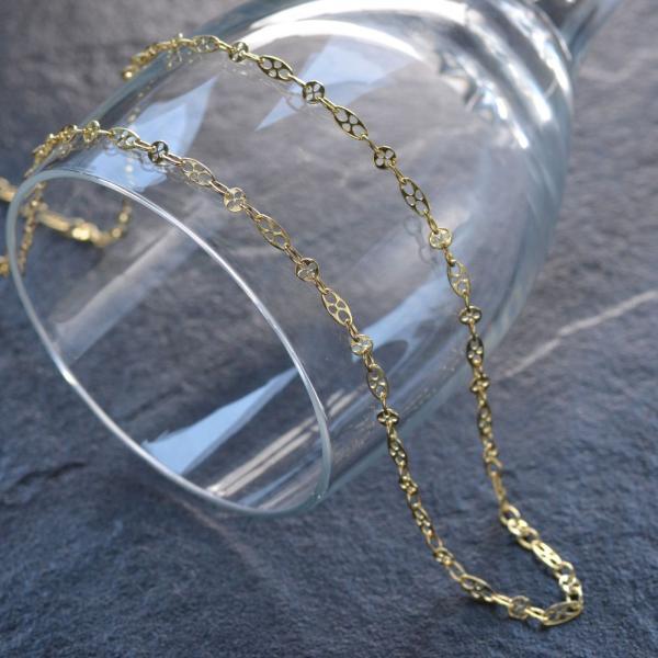 ブランド メンズネックレス 18金 ネックレス チェーン 50cm K18 ゴールド 地金 日本製 刻印入り 長さ指定作成可能 男女兼用 【Y1883935257】(65679円)