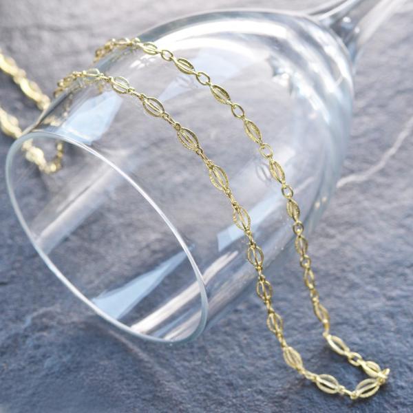 「人气商品」 メンズネックレス 18金 ネックレス チェーン 50cm K18 ゴールド 地金 日本製 刻印入り 長さ指定作成可能 男女兼用 【XUR2088709308】(72818円)