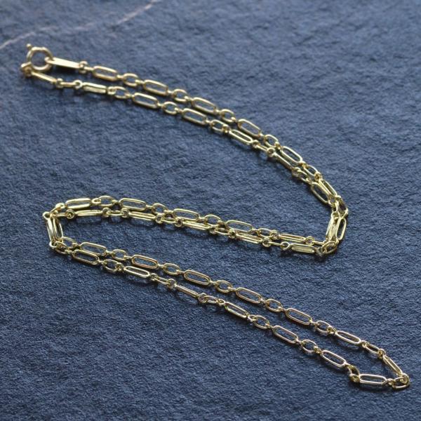 お買い得！ メンズネックレス 18金 ネックレス チェーン 50cm K18 ゴールド 地金 日本製 刻印入り 長さ指定作成可能 男女兼用 【1947095882】(67881円)