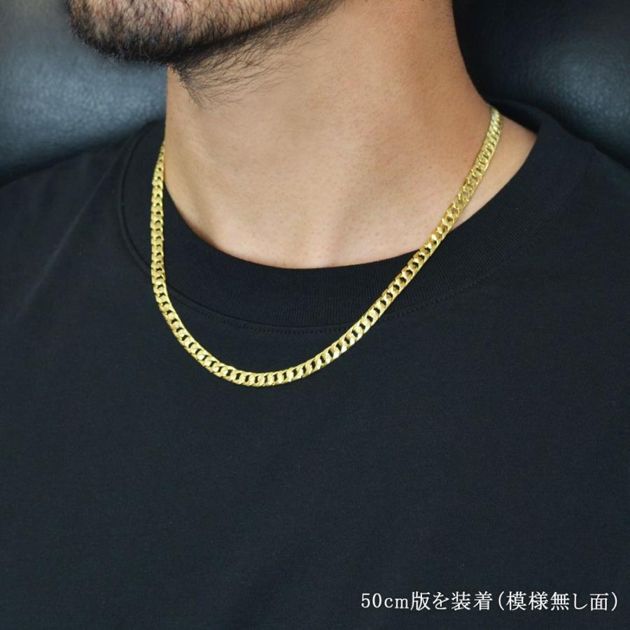 喜平 ネックレス 18金 K18 メンズ チェーン 十字架 クロス