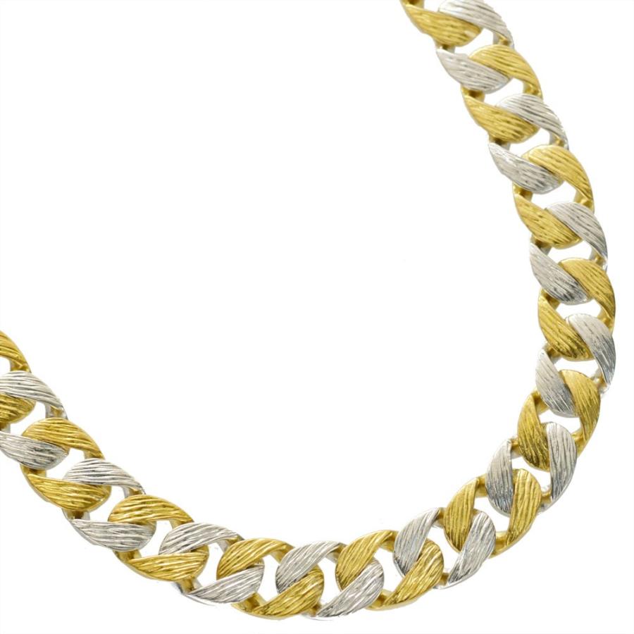 喜平 ネックレス 24金 K24 純金 純プラチナ Pt999 コンビ 50cm メンズ