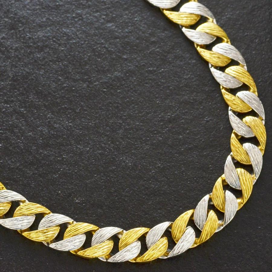 喜平 ネックレス 24金 K24 純金 純プラチナ Pt999 コンビ 50cm メンズ