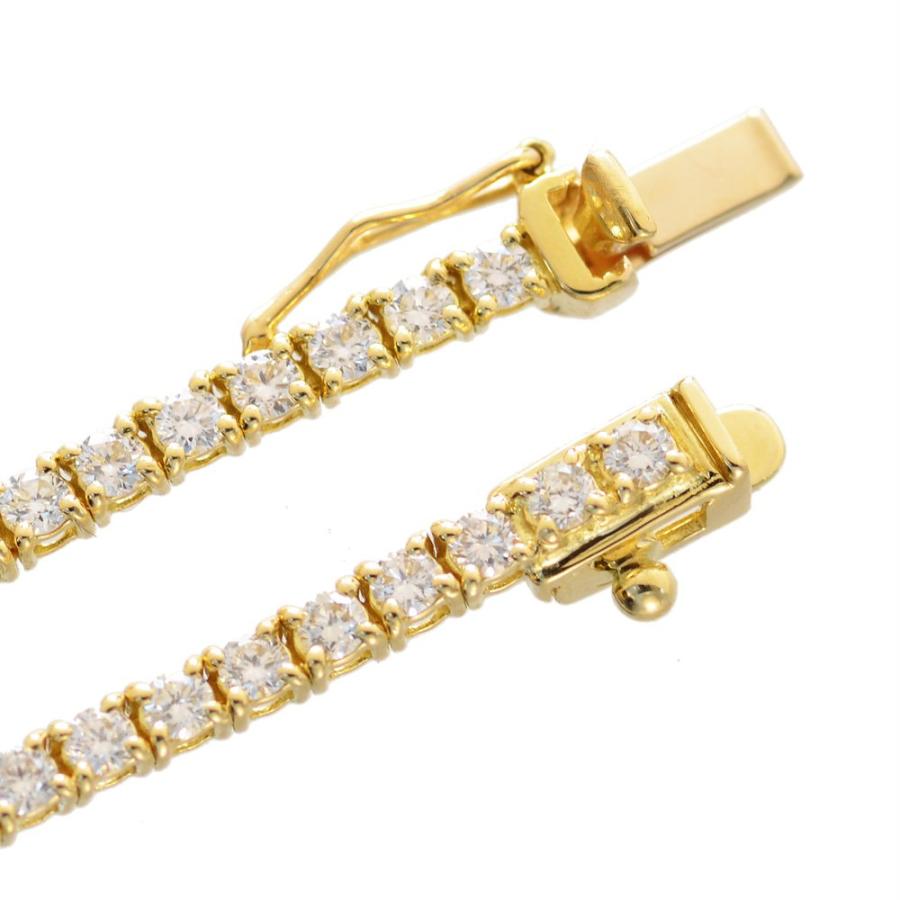 テニスブレスレット メンズ 18金 18k ダイヤモンド 2カラット k18
