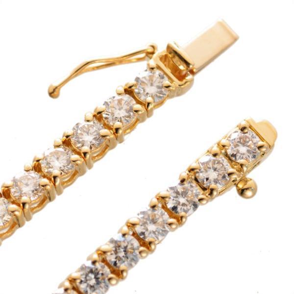 ダイヤ ブレスレット テニスブレスレット ダイヤモンド1.30ct K18