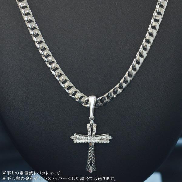 喜平 ネックレス メンズ 純プラチナ Pt999 55cm K18 ホワイト 喜平 ネックレス メンズ 純プラチナ Pt999 55cm K18 ホワイト