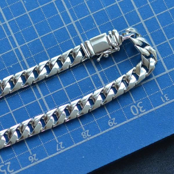 プラチナ喜平ネックレス 喜平 ネックレス メンズ 純プラチナ Pt999 55cm K18 ホワイトゴールド