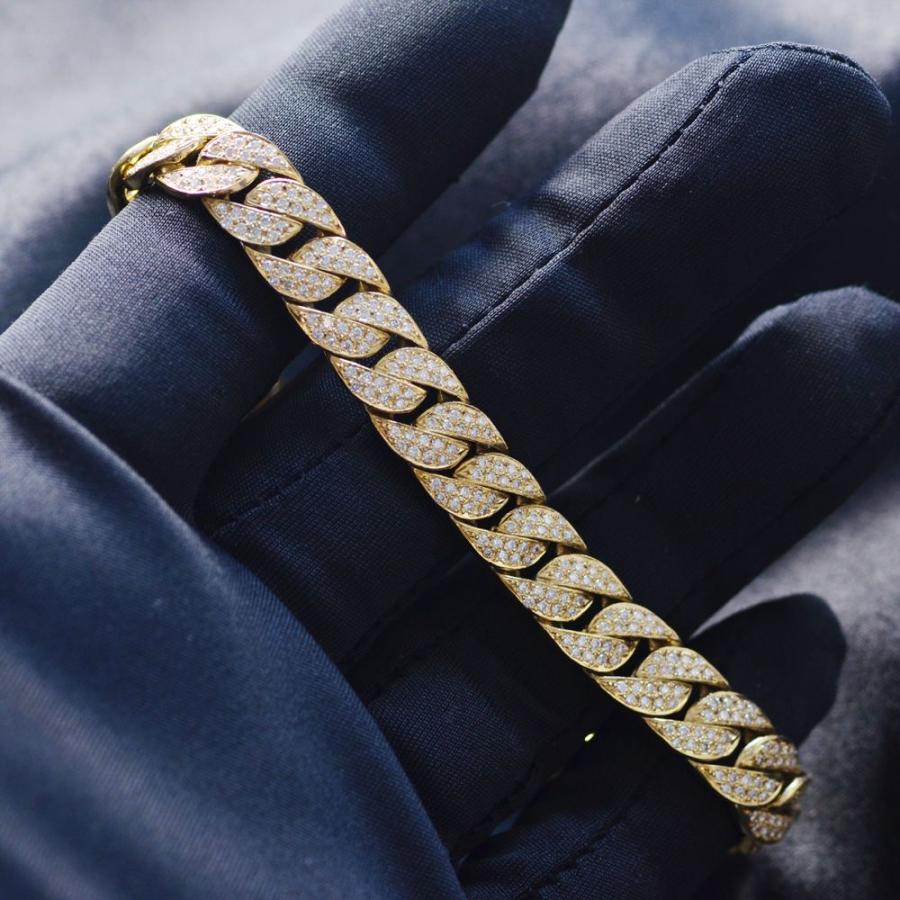 喜平 ブレスレット 18金 ダイヤモンド 2.8カラット K18 20cm ゴールド