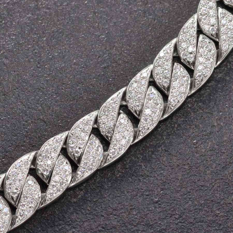 喜平 ブレスレット プラチナ ダイヤモンド 2.8カラット Pt900 20cm 名