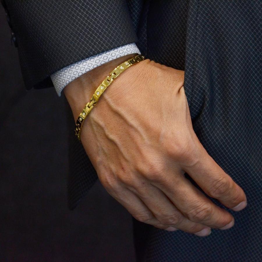 18金 ブレスレット メンズ K18 ダイヤモンド メンズブレスレット ゴールド 16g cm 日本製 刻印入り 長さ指定可能 男性 女性 ユニセックス Ctc011 アクセサリーマート 通販 Yahoo ショッピング