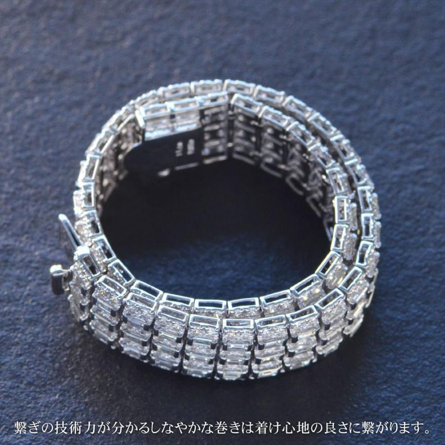 プラチナ ブレスレット メンズ バゲットカットダイヤモンド 11ct レディース 男女兼用 ユニセックス Pt900 日本製 刻印入り 鑑別書付き 爆買 |  | 04