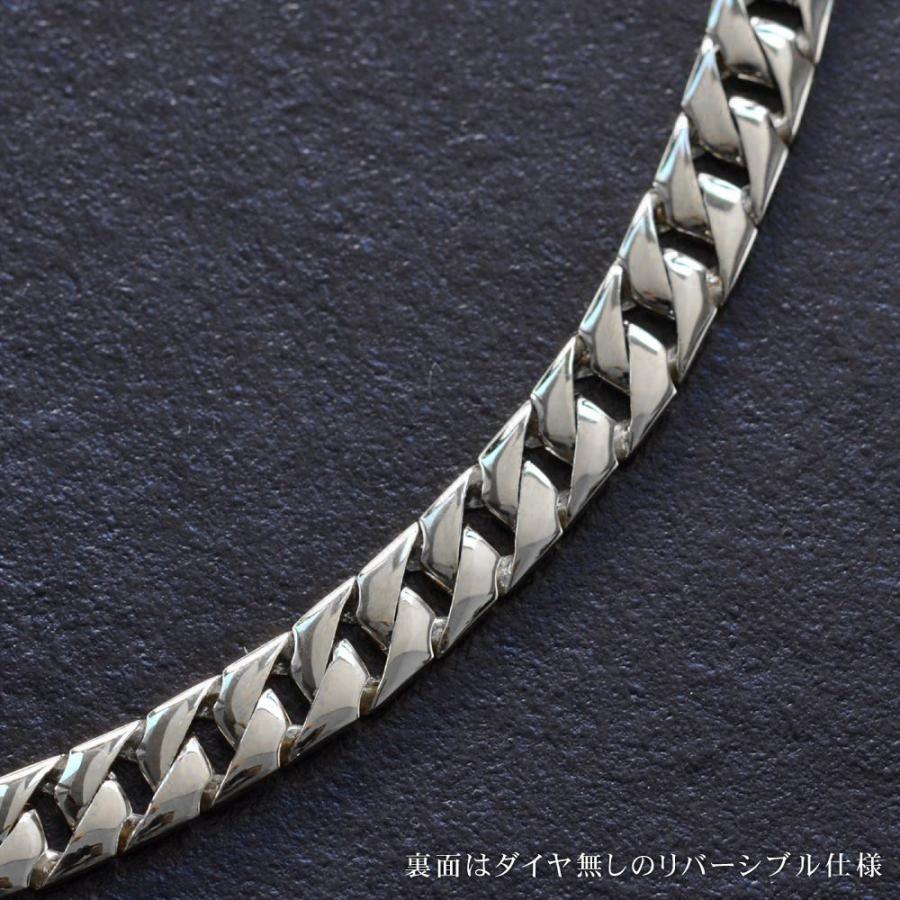 喜平 ネックレス メンズ プラチナ ダイヤモンド 2.0ct Pt900 50cm