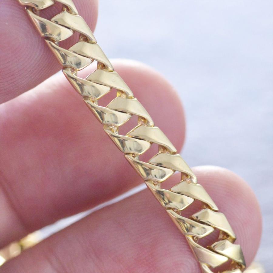 喜平 ネックレス 18金 ダイヤモンド 2.2ct K18 50cm チェーン クロス