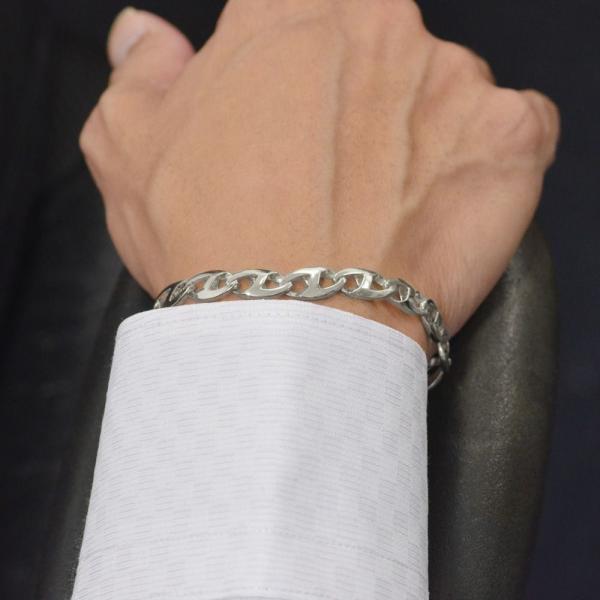 ブレスレット メンズ 純プラチナ Pt999 メンズブレスレット シンプル