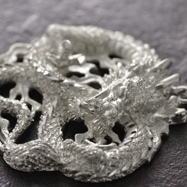 ペンダントトップ プラチナ Pt900 メンズ ドラゴン 龍 男性 地金