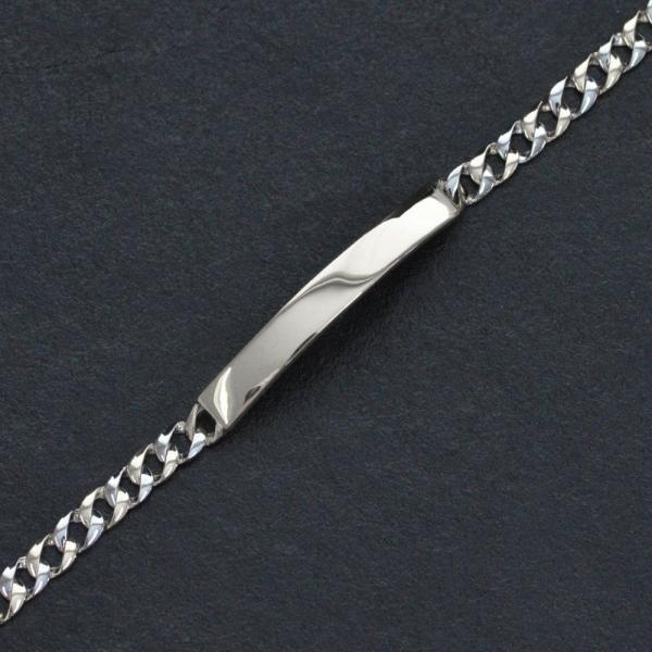 喜平ブレスレット メンズ プラチナ プレート 喜平 メンズブレスレット 14g 20cm キヘイ 4mm幅 【人気アイテム】【slim】 PT950 ダイヤモンド OTHER リング