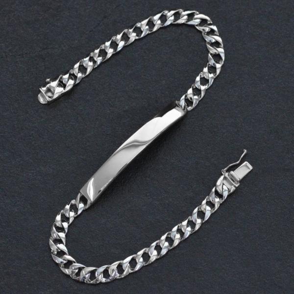 喜平ブレスレット メンズ プラチナ プレート 喜平 メンズブレスレット 14g 20cm キヘイ 4mm幅 【人気アイテム】【slim】 PT950 ダイヤモンド OTHER リング