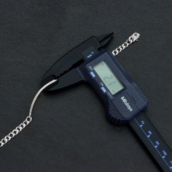 喜平ブレスレット メンズ プラチナ プレート 喜平 メンズブレスレット 14g 20cm キヘイ 4mm幅 【人気アイテム】【slim】 PT950 ダイヤモンド OTHER リング