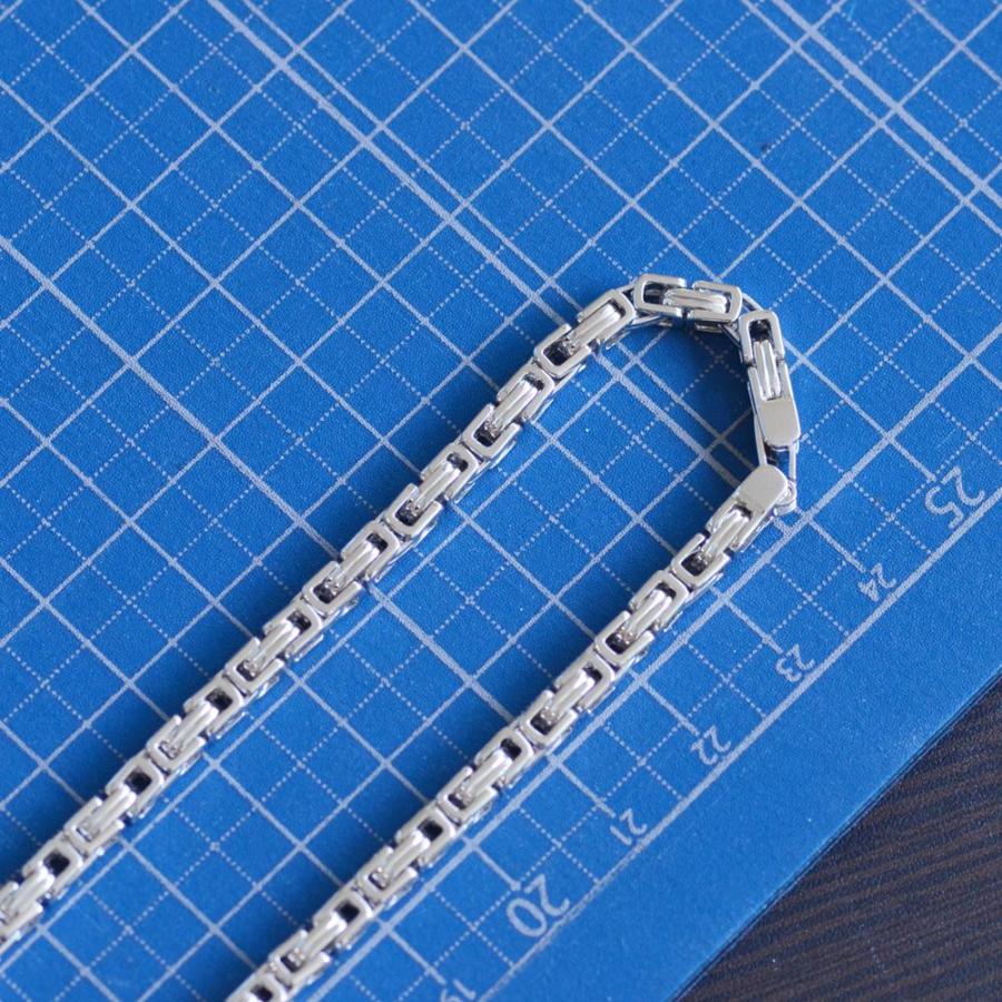 新春クーポン】メンズ チェーンネックレス プラチナ Pt900 50cm 地金