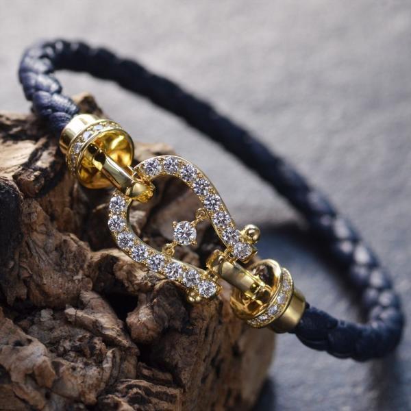 ダイヤモンド ブレスレット メンズ K18 18金 18k ゴールド
