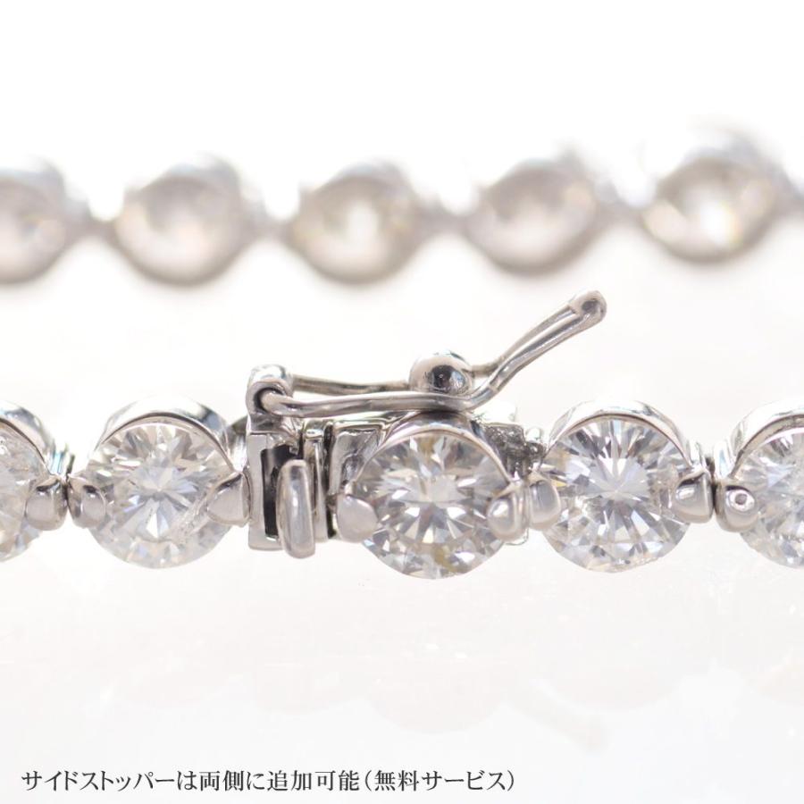 ダイヤモンド ブレスレット プラチナ 10カラット テニスブレスレット