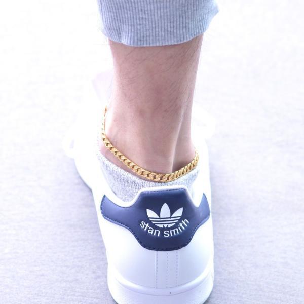 喜平 アンクレット メンズ K24 ダイヤモンド 純金 ゴールド 24金 24cm