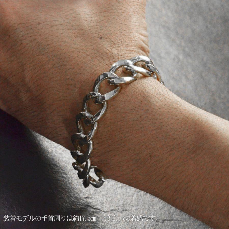 ブレスレット メンズ プラチナ Pt900 メンズブレスレット 幅広 極太
