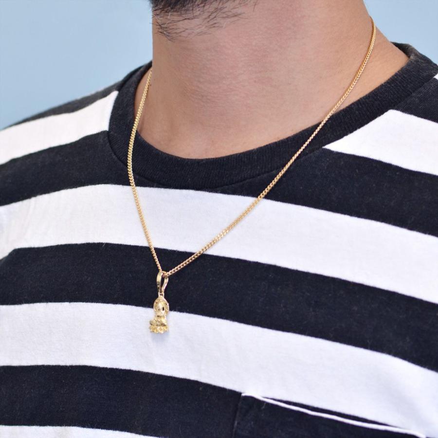 美品‼️K18ネックレストップ不動明王像❤️刻印あり 18金 ゴールド