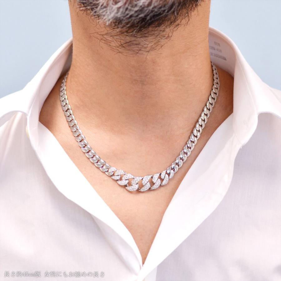 喜平 ネックレス プラチナ ダイヤモンド 1.2カラット グラデーション