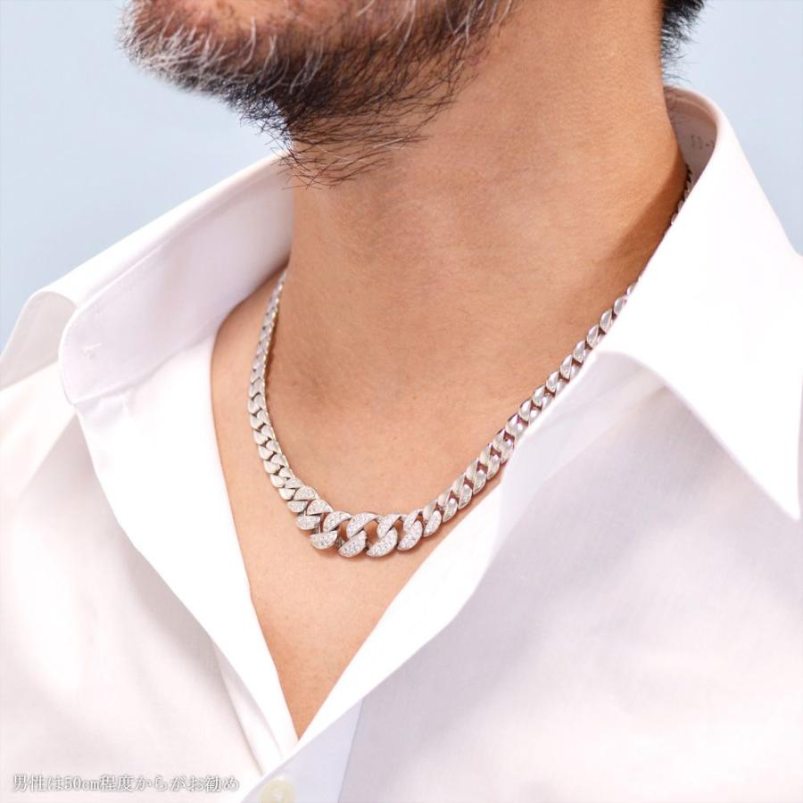 喜平 ネックレス プラチナ ダイヤモンド 1.2カラット グラデーション