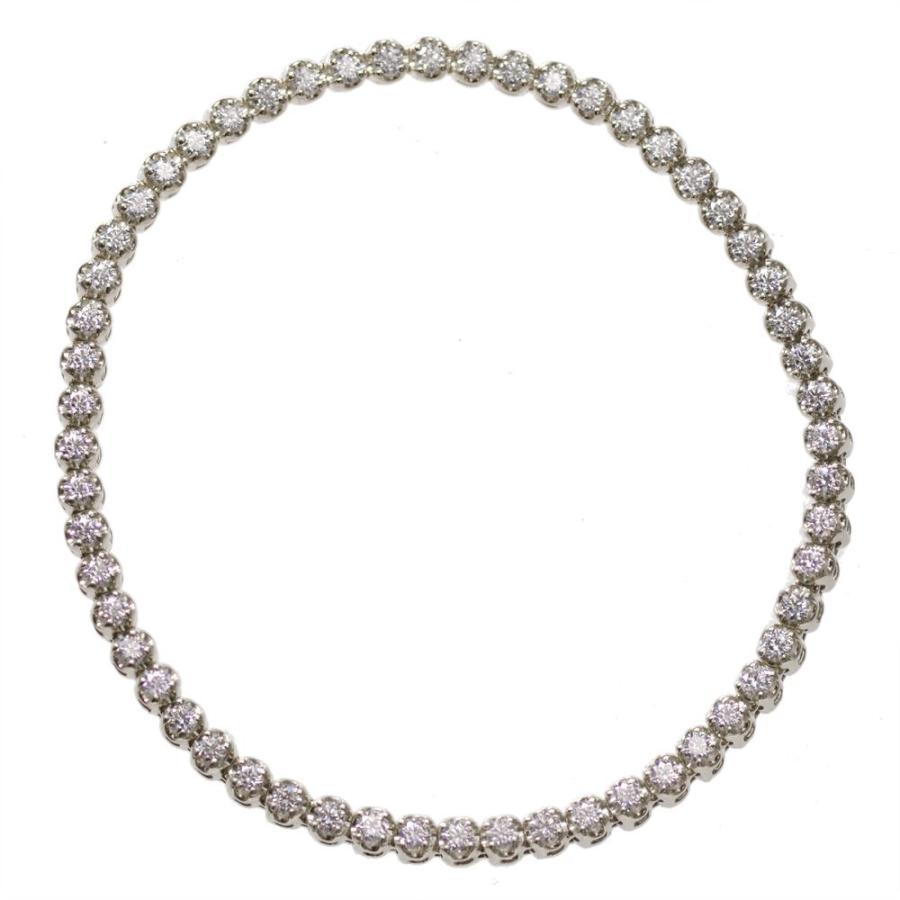 ブレスレット メンズ K18WG 18金 18k ホワイトゴールド ダイヤモンド 2