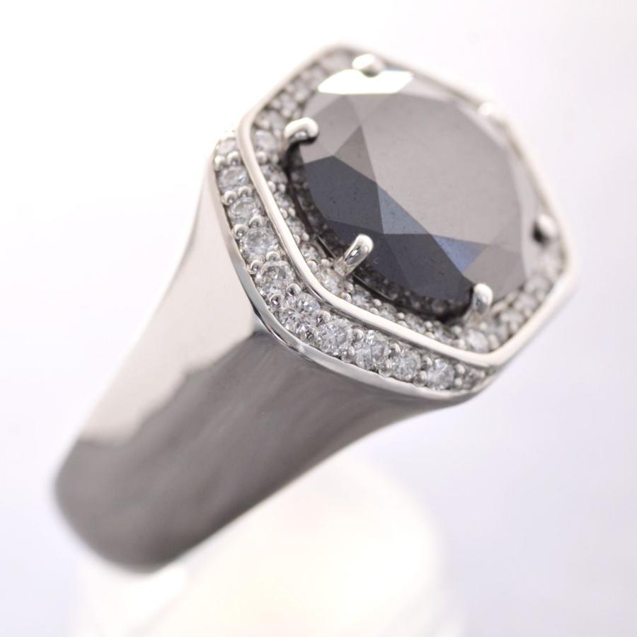 pt900 ブラックダイヤモンド　リング Pt900ブラックダイヤモンドマリッジリング | ポンテヴェキオ公式