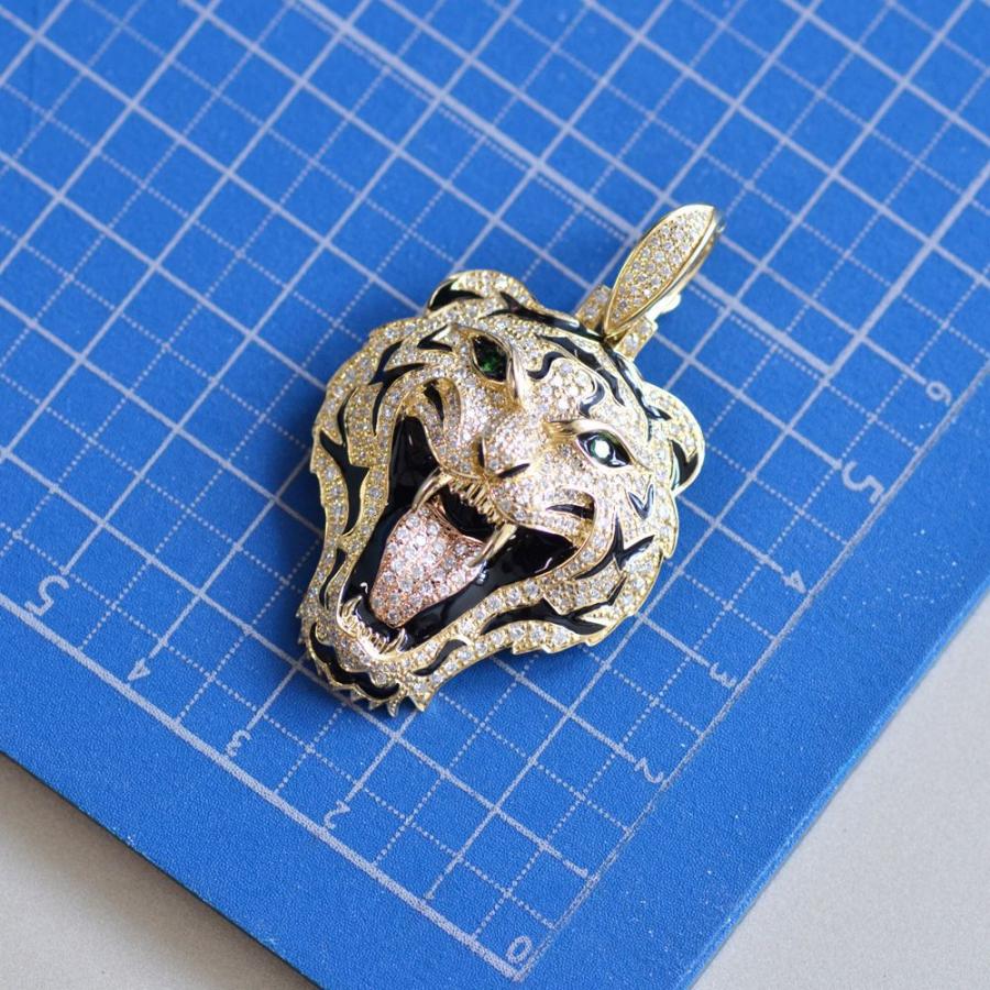 ペンダントトップ メンズ 18金 K18 ゴールド 18K 喜平用 ダイヤモンド