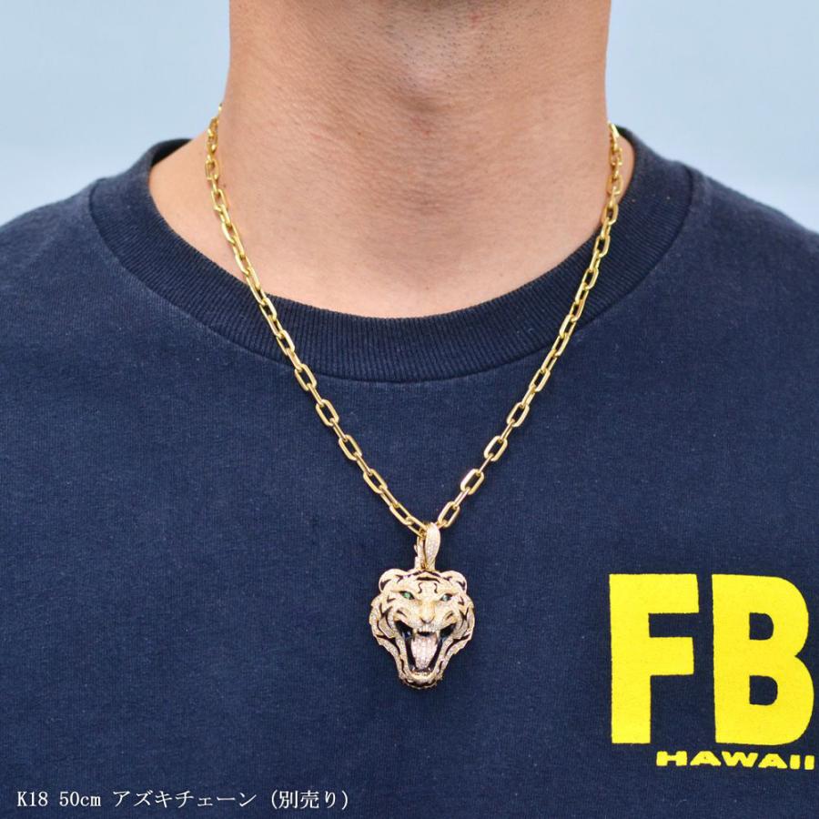 ペンダントトップ メンズ K18 18金 喜平用 ダイヤモンド