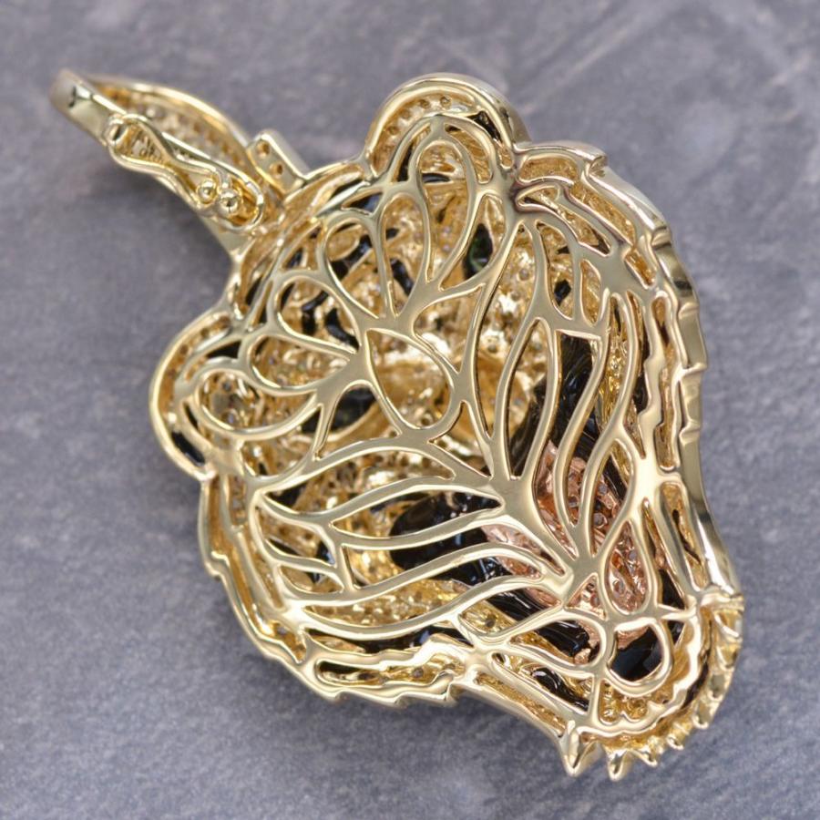 ペンダントトップ メンズ 18金 K18 ゴールド 18K 喜平用 ダイヤモンド