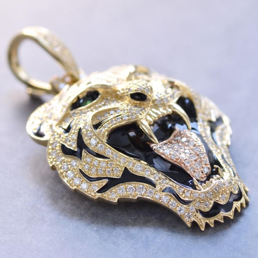 ペンダントトップ メンズ 18金 K18 ゴールド 18K 喜平用 ダイヤモンド