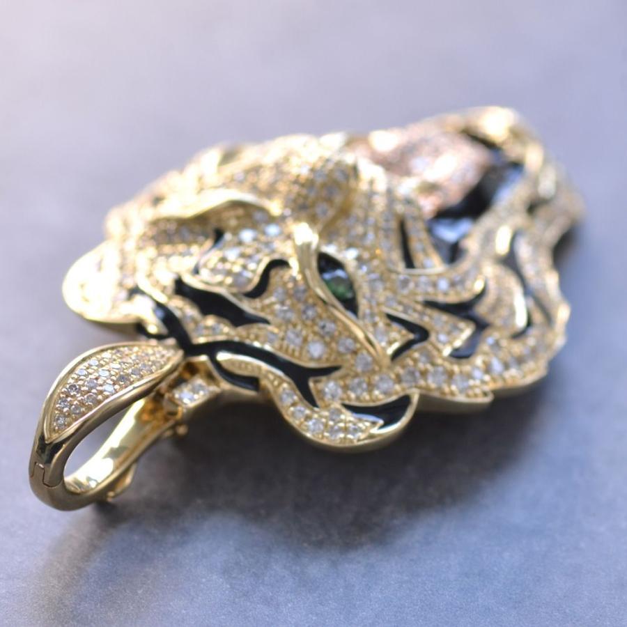 ペンダントトップ メンズ 18金 K18 ゴールド 18K 喜平用 ダイヤモンド