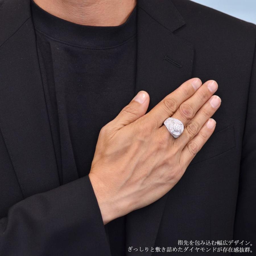 指輪 メンズリング K18WG 18金 ホワイトゴールド ダイヤモンド 指輪 メンズリング K18WG 18金 ホワイトゴールド ダイヤモンド