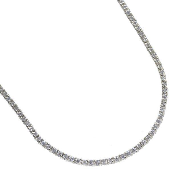 テニスネックレス　ホワイトゴールド　モアサナイト　50cm 幅5mm テニスネックレス ホワイトゴールド 50cm 幅5mm 楽天市場
