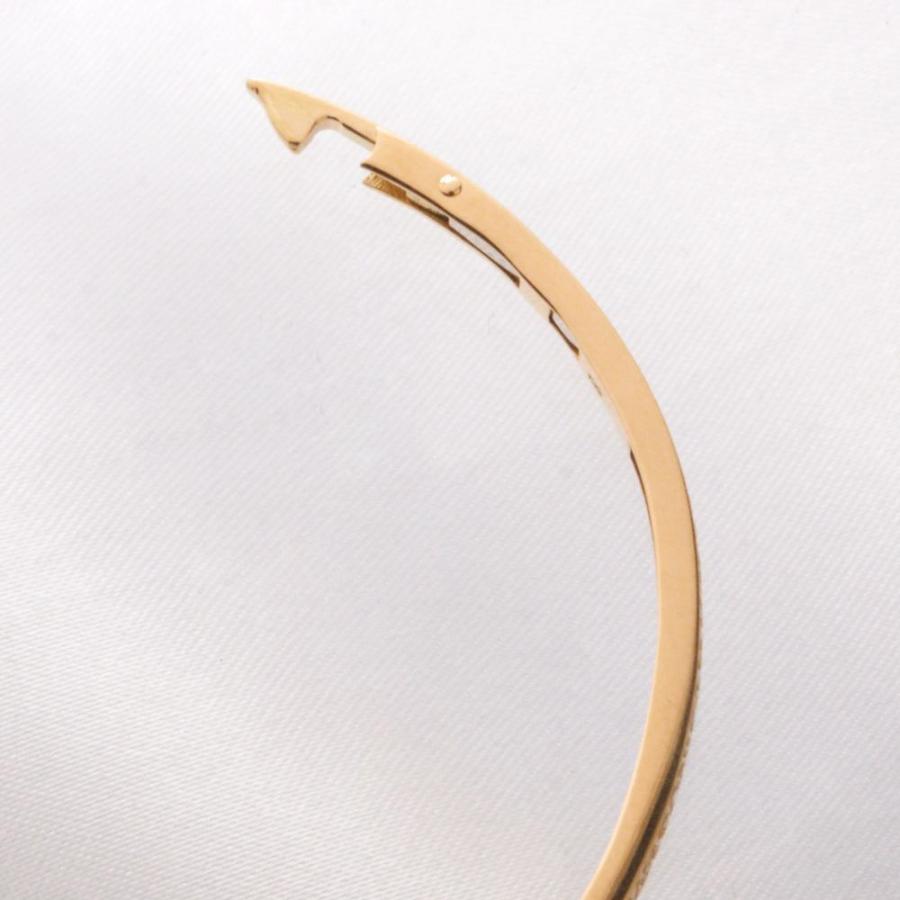 18金 バングル K18PG ピンクゴールド 細身 地金 レディースバングル