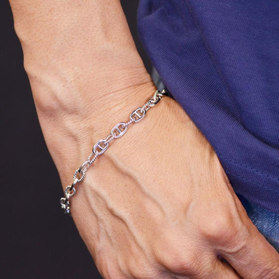 新春クーポン】ブレスレット メンズ プラチナ Pt900 20cm 地金